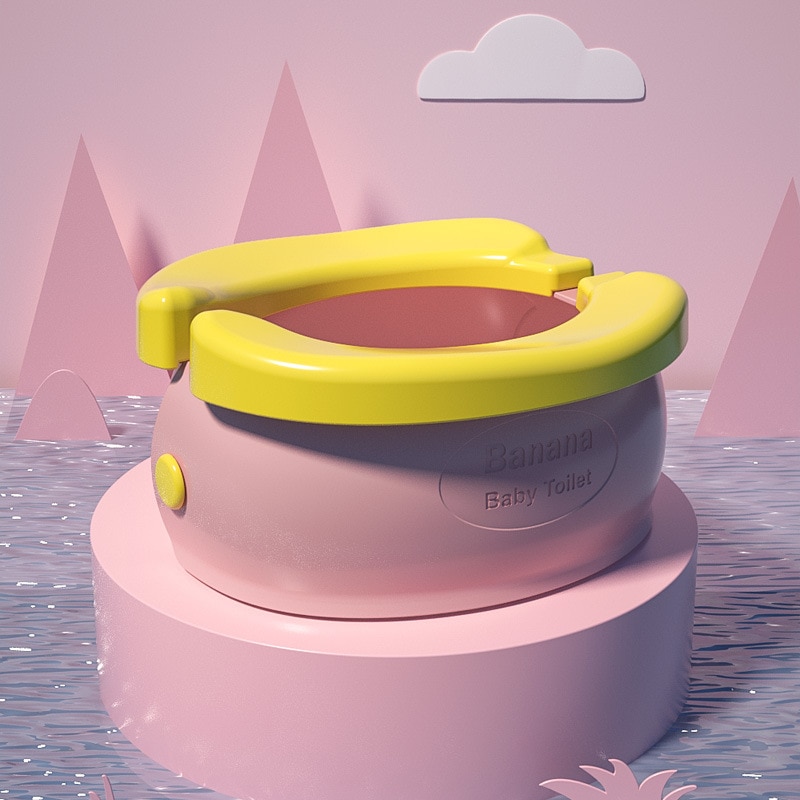 Portable Kid Potty Banana Design Potty Portable Kid Potty Banana Design Potty