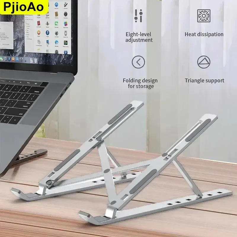 Portable Laptop Stand Ergonomic Aluminum Laptop Stand Detachable Laptop Stand That Fits 10-16 “Laptop Or Pad