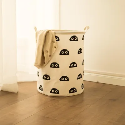 Portable Laundry Basket with Cartoon Design