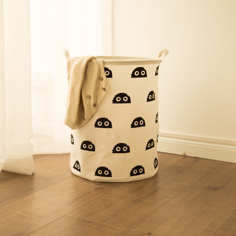 Portable Laundry Basket with Cartoon Design Portable Laundry Basket with Cartoon Design