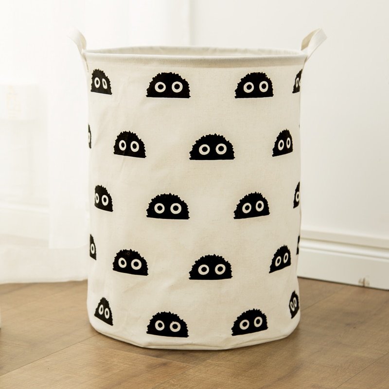Portable Laundry Basket with Cartoon Design