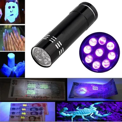 Portable LED Black Light Ultraviolet Stinger Flashlight Portable LED Black Light Ultraviolet Stinger Flashlight