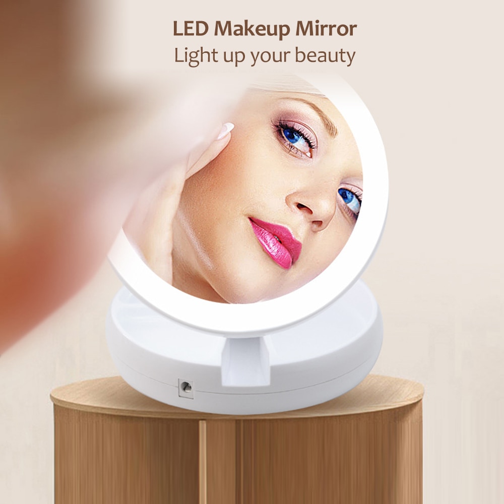 Portable LED Powered Vanity Mirror Portable LED Powered Vanity Mirror