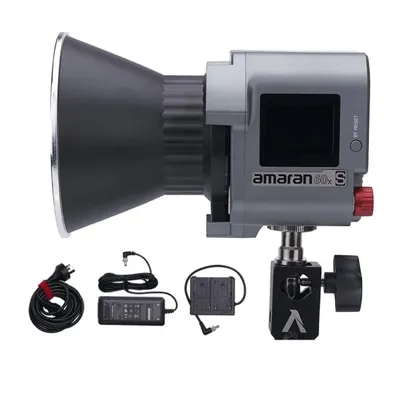 Portable LED Video Light 65W 2700-6500K Silent Cooling System Bi-color 9 Lighting Effects with Bluetooth App Control