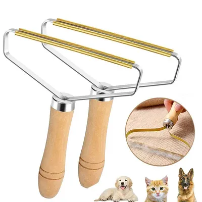Portable Lint Roller Pet Hair Remover Brush Carpet Wool Coat Clothes Lint Pellet Manual Shaver Removal Scraper Cleaning