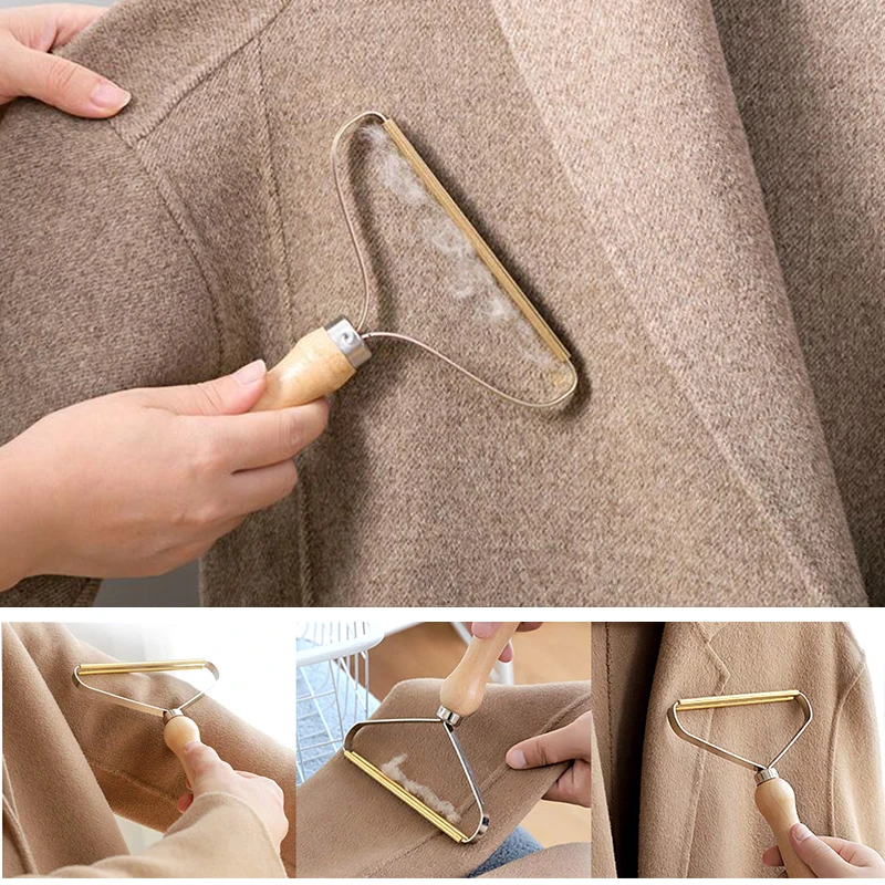 Portable Lint Roller Pet Hair Remover Brush Carpet Wool Coat Clothes Lint Pellet Manual Shaver Removal Scraper Cleaning
