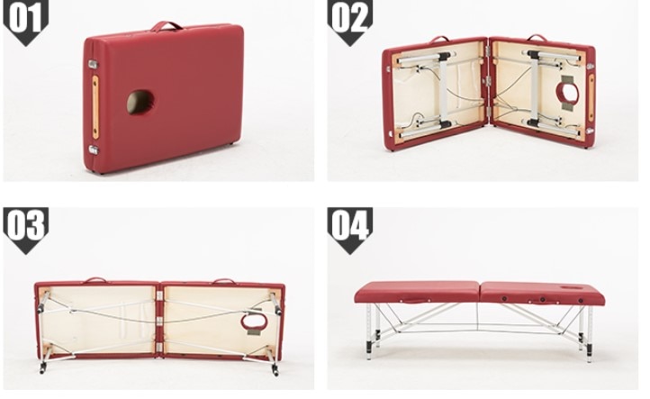 Portable Massage Bed Synthetic Leather Portable Massage Bed Synthetic Leather