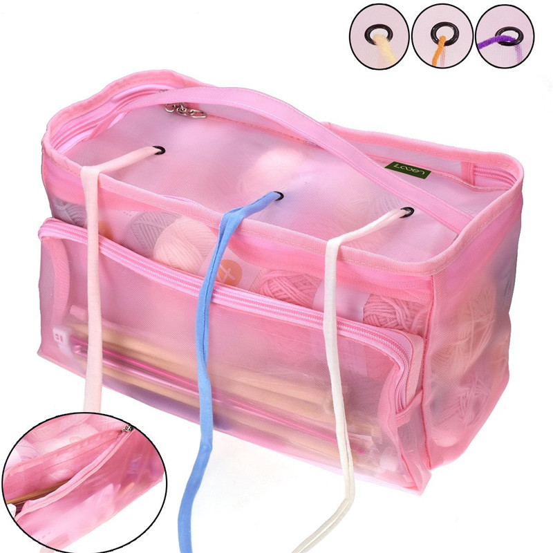 Portable Mesh Knitting Organizer