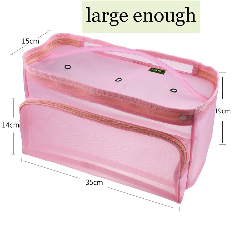Portable Mesh Knitting Organizer Portable Mesh Knitting Organizer