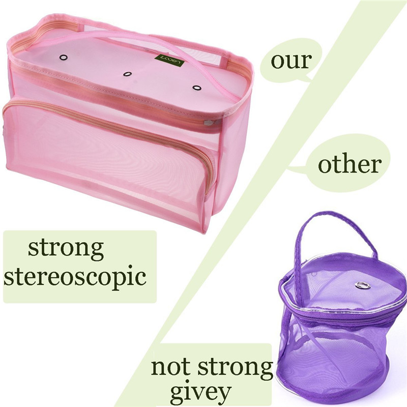 Portable Mesh Knitting Organizer Portable Mesh Knitting Organizer