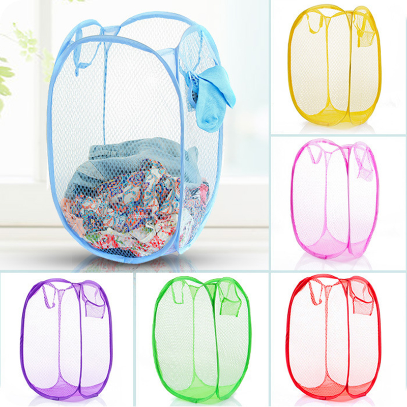 Portable Mesh Laundry Hamper
