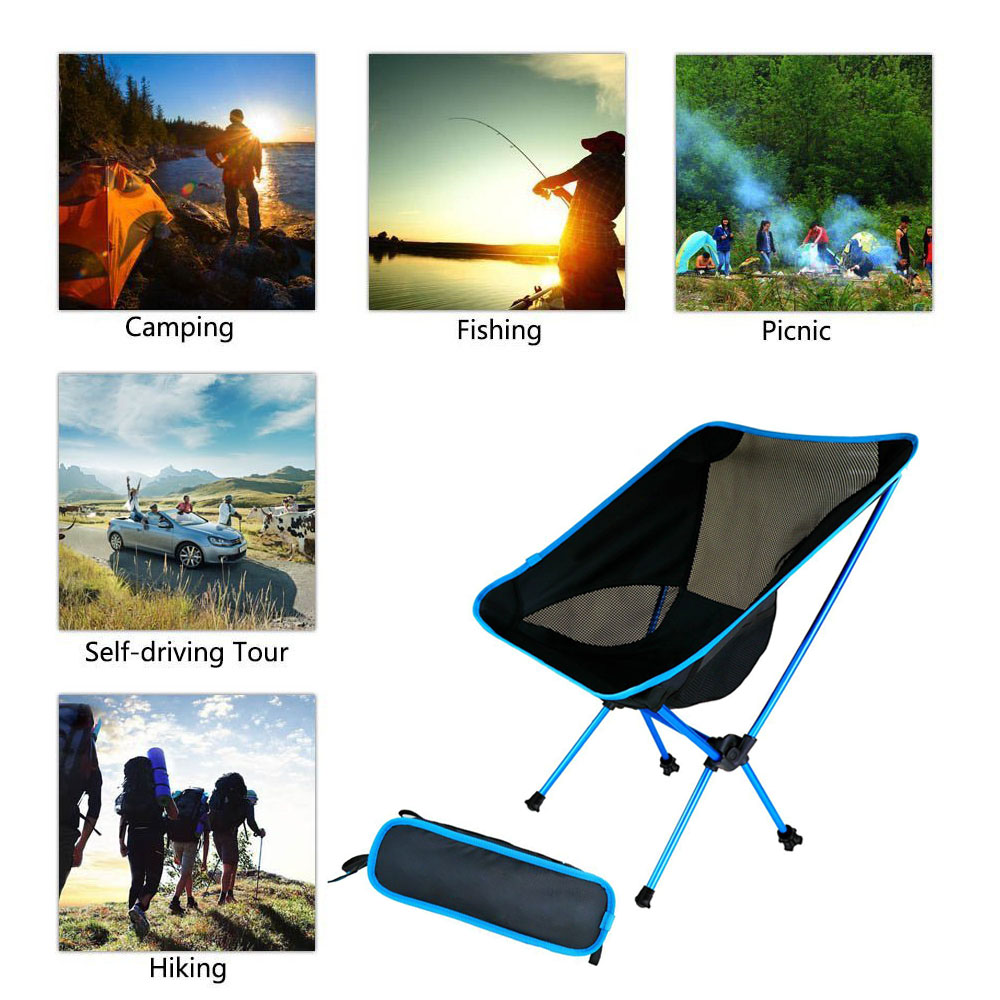 Portable Metal Folding Camping Chair
