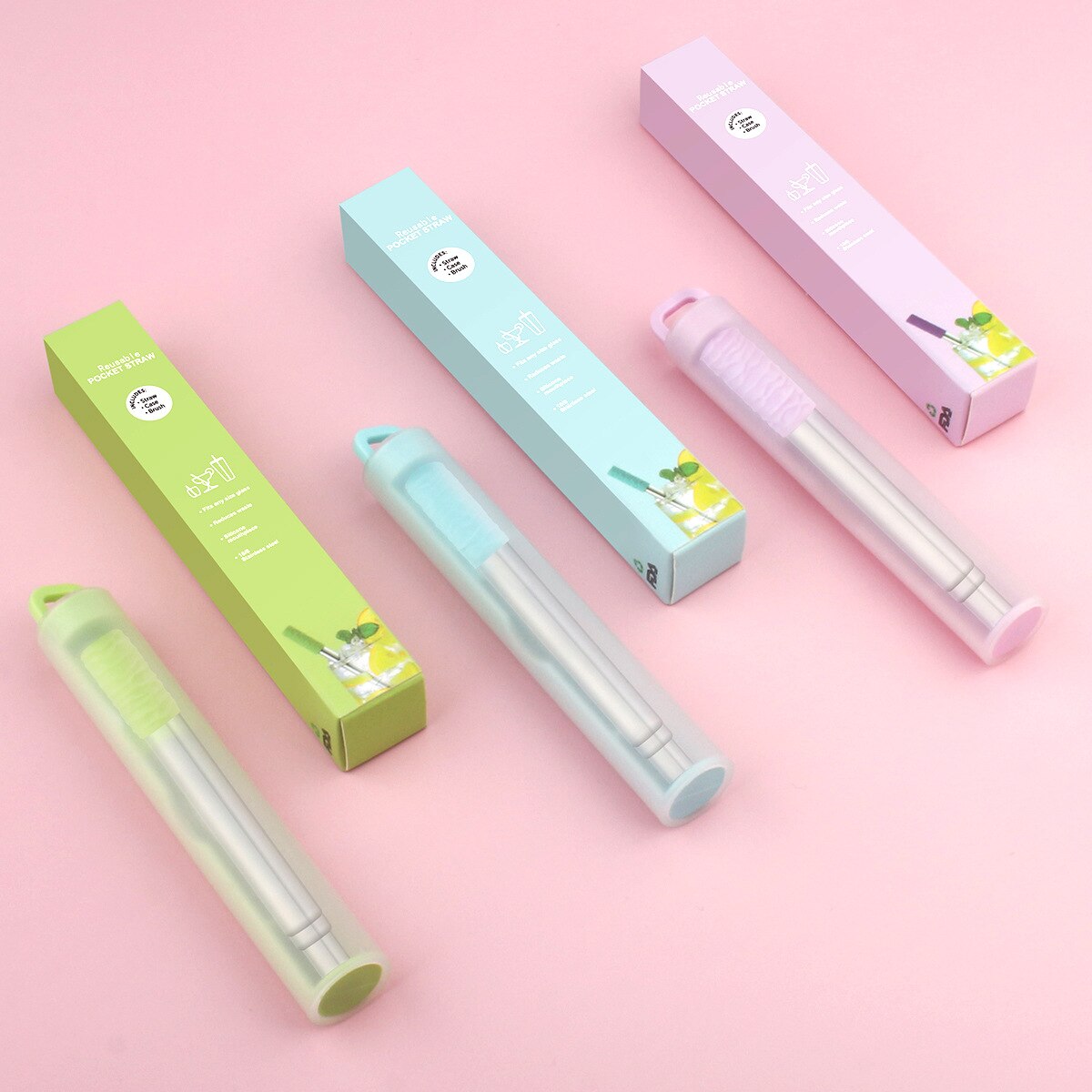 Portable Metal Travel Straw Portable Metal Travel Straw