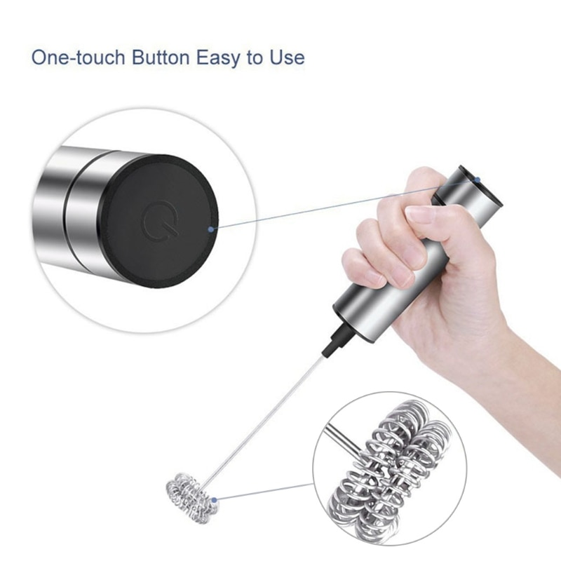 Portable Milk Frother Powerful Foamer