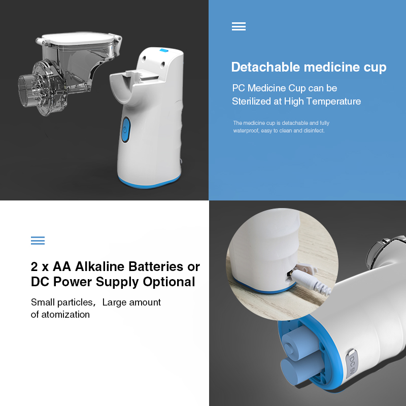 Portable Mini Handheld Nebulizer Inhaler Nebulizer Atomizer nebulizador Medical Equipment Asthma Portable Mini Handheld Nebulizer Inhaler Nebulizer Atomizer nebulizador Medical Equipment Asthma