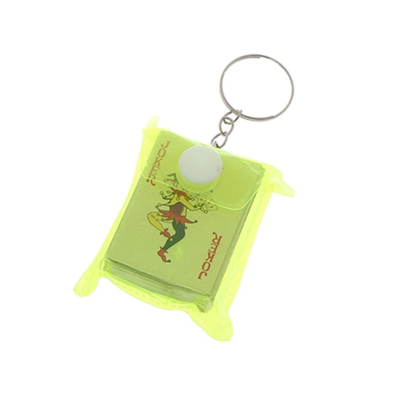 Portable Mini Playing Cards Keychain Portable Mini Playing Cards Keychain