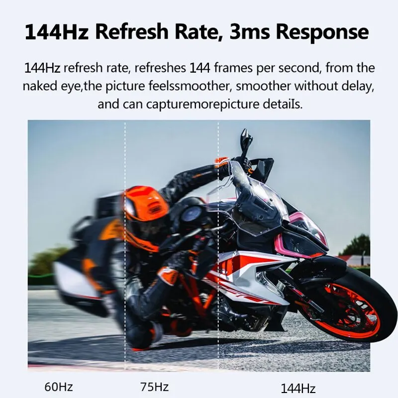 Portable Monitor 2560X1600 16 Inch 2.5K 144Hz 100 Adobe SRGB Display Game Screen For Laptop Mac Phone Xbox PS4/5 Switch