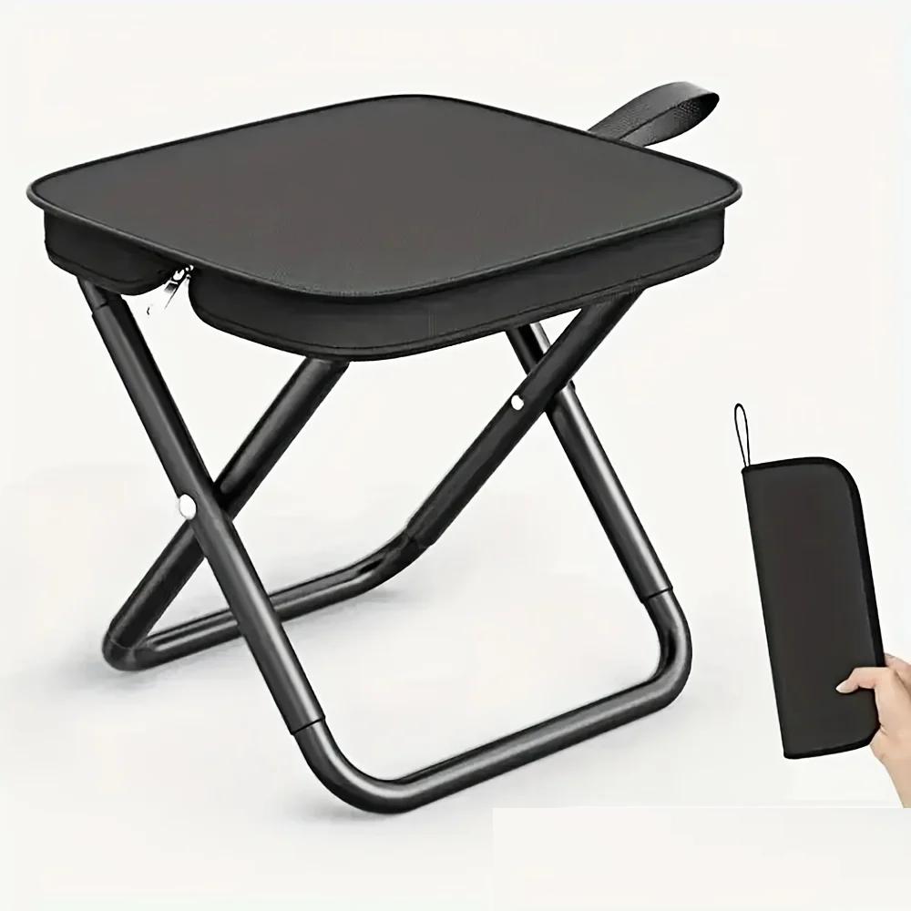 Portable Multifunctional Outdoor Picnic Camping Folding Chair, Ultra Light Fishing Stool, Travel Stool, Fishing