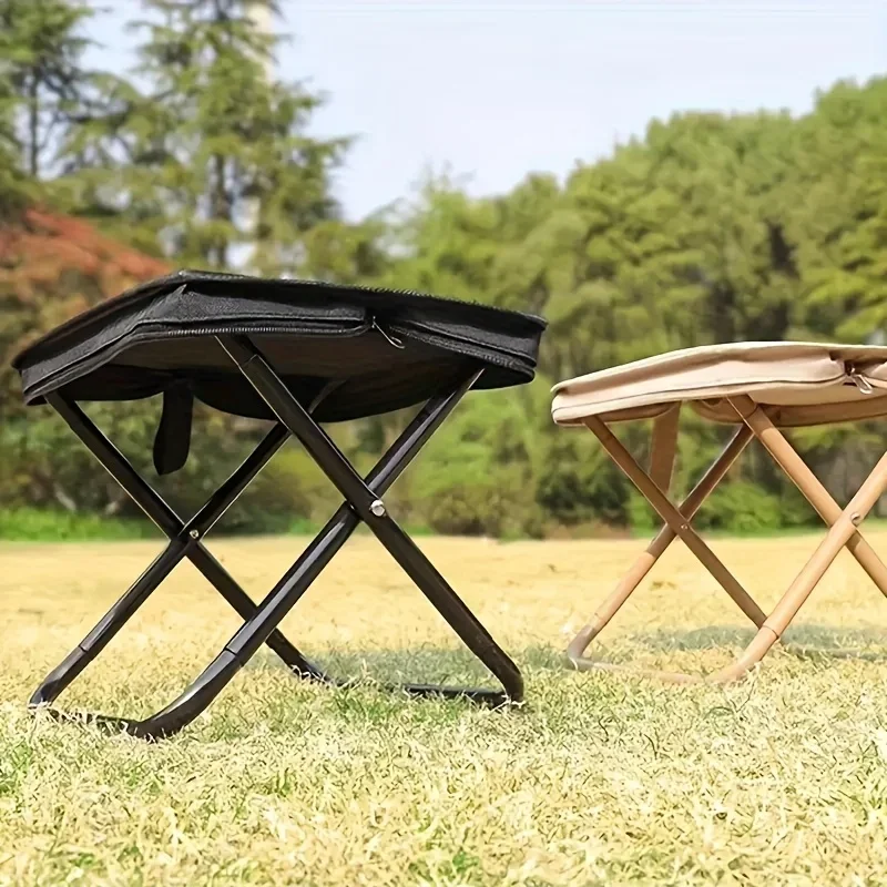 Portable Multifunctional Outdoor Picnic Camping Folding Chair, Ultra Light Fishing Stool, Travel Stool, Fishing