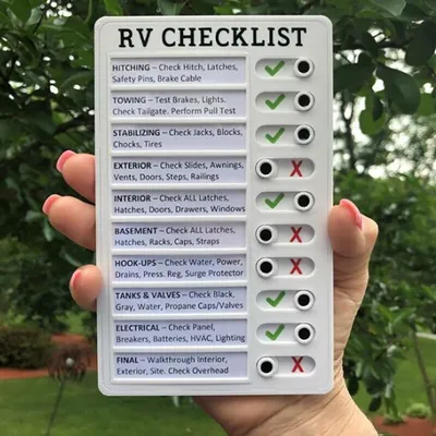 Portable My Daily Chore Board Checklist