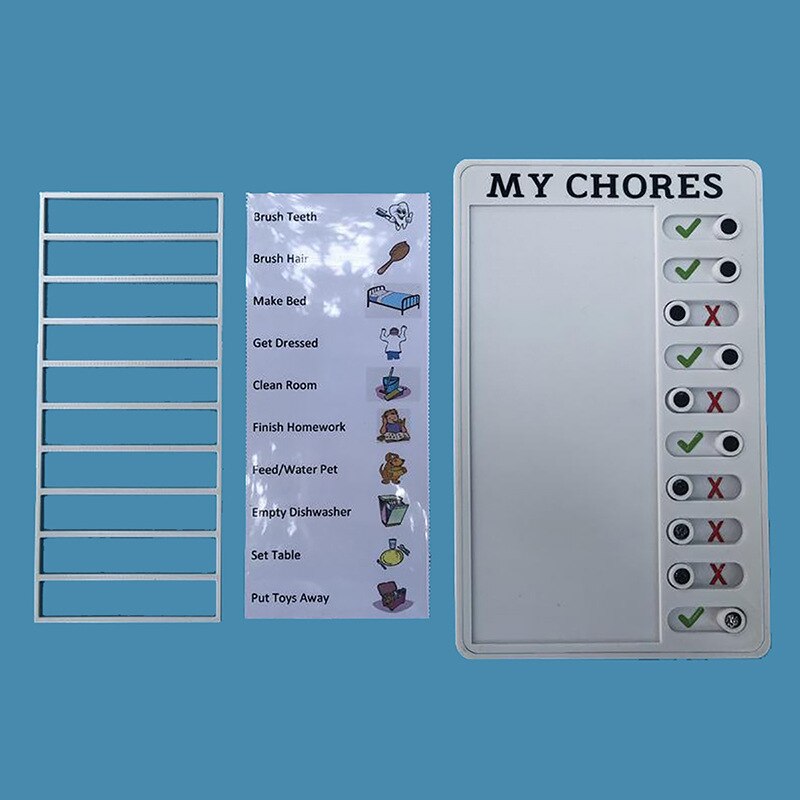 Portable My Daily Chore Board Checklist