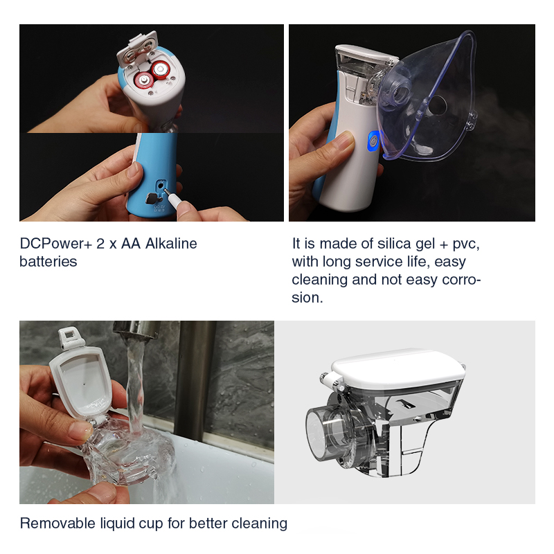 Portable Nebulizer Handheld Inhaler Nebulizer For Kids and Adult Atomizer Asthma Humidifier Portable Nebulizer Handheld Inhaler Nebulizer For Kids and Adult Atomizer Asthma Humidifier