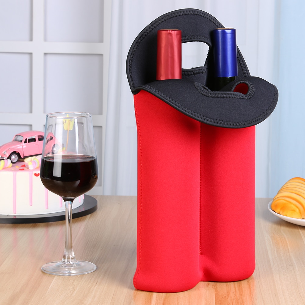Portable Neoprene Wine Bottle Tote