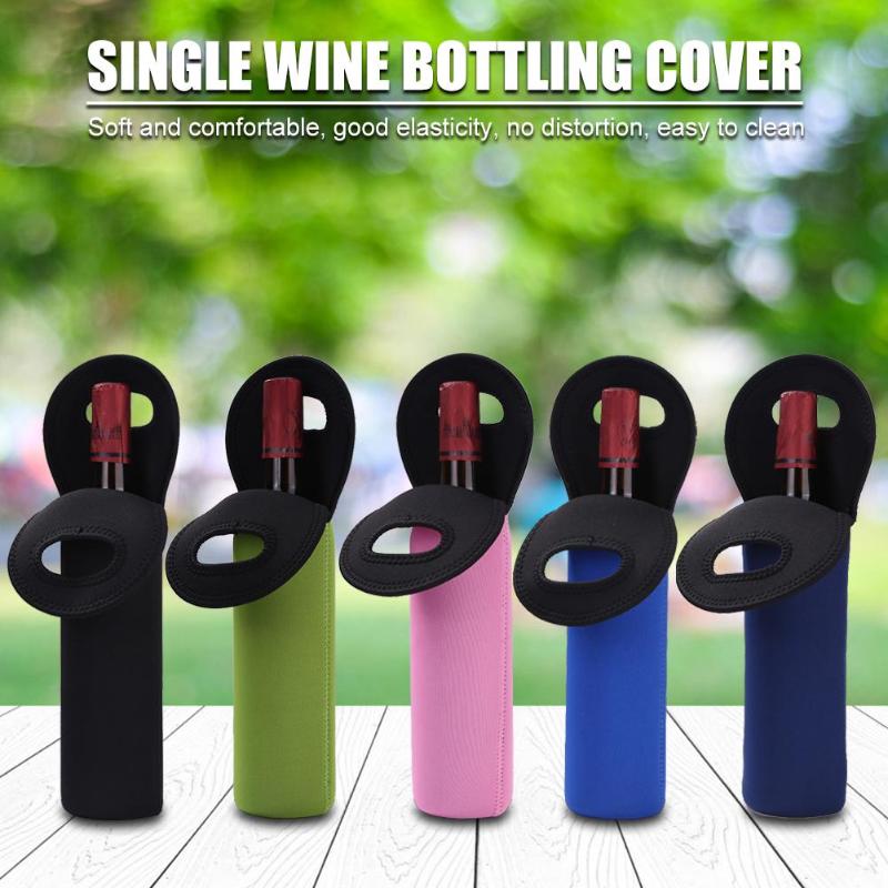 Portable Neoprene Wine Bottle Tote Portable Neoprene Wine Bottle Tote