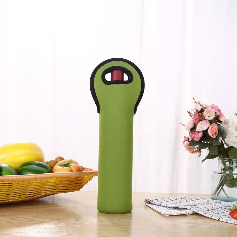 Portable Neoprene Wine Bottle Tote Portable Neoprene Wine Bottle Tote