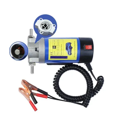 Portable Oil Transfer Pump 1-4L/min 12V Extractor Fluid Suction Electric Change Fuel Pump Siphon Tool for Car Portable Oil Transfer Pump 1-4L/min 12V Extractor Fluid Suction Electric Change Fuel Pump Siphon Tool for Car