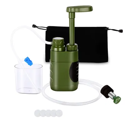 Portable Outdoor Water Filter System with Bag