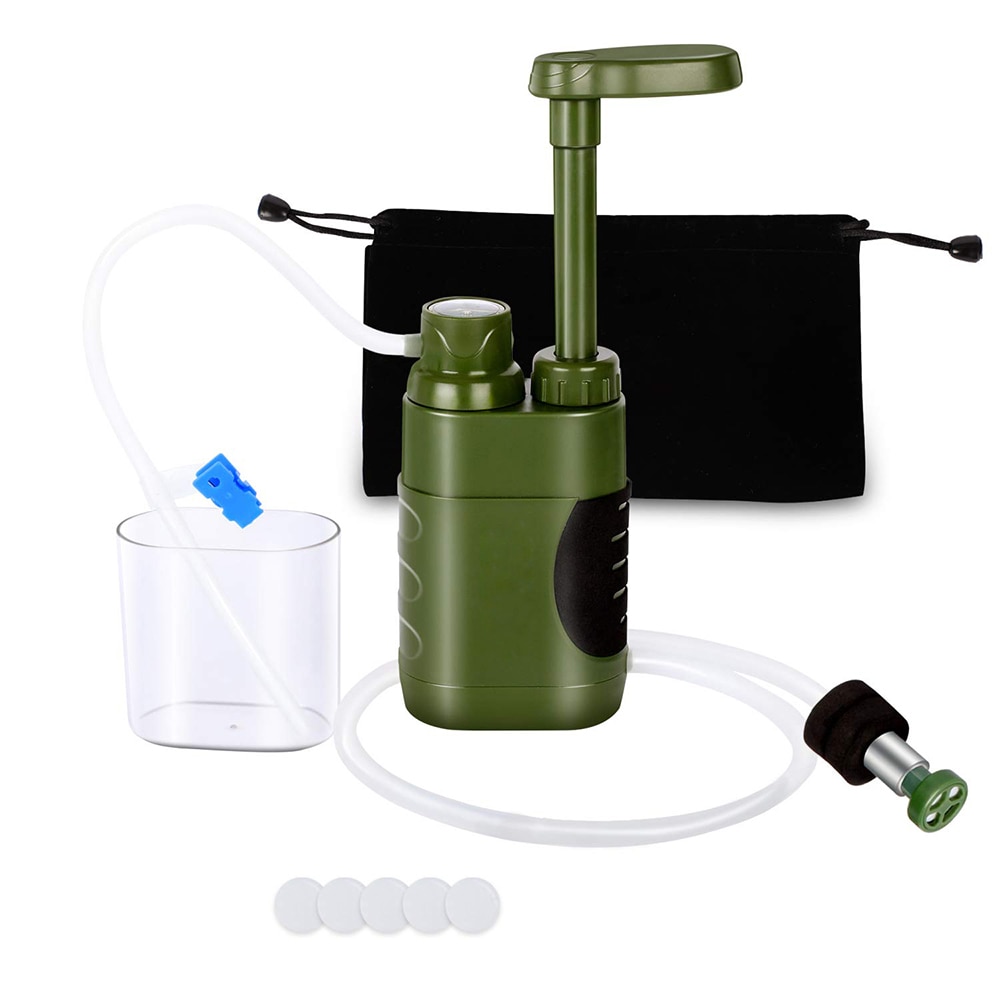 Portable Outdoor Water Filter System with Bag
