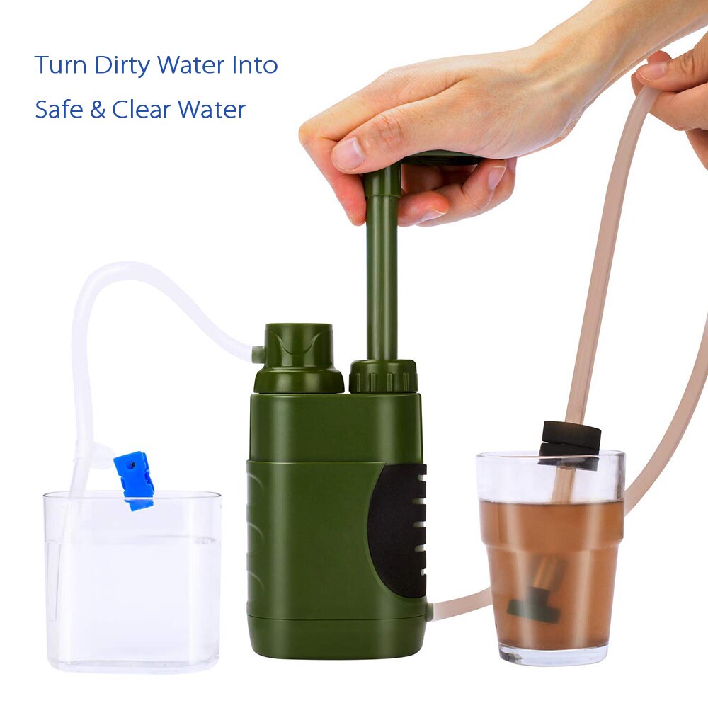 Portable Outdoor Water Filter System with Bag