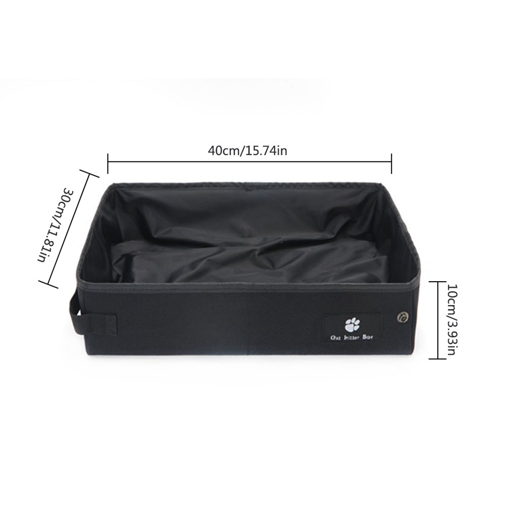 Portable Oxford Cloth Collapsible Litter Box