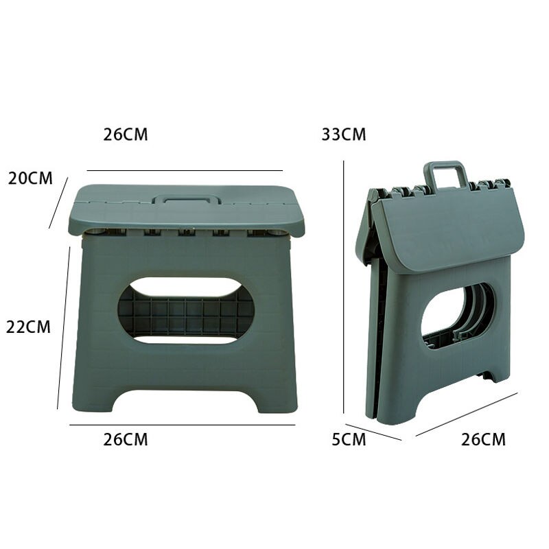 Portable Plastic Folding Footstool