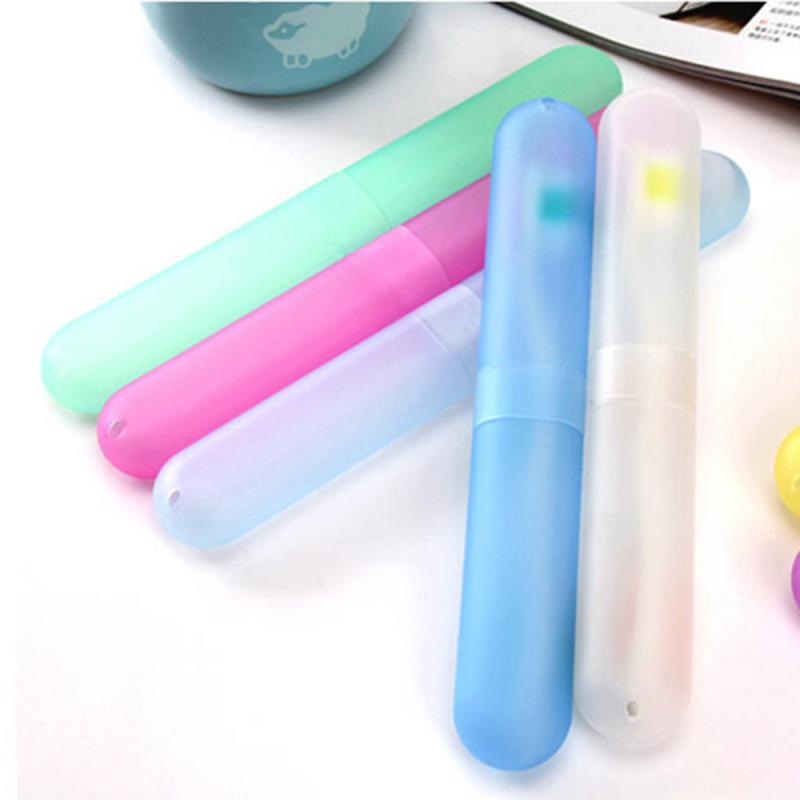 Portable Plastic Toothbrush Case