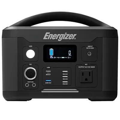 Portable Power Station 626Wh 600W Solar Generator Lithium-ion Battery PD60W 4 USB Output Energy Supply