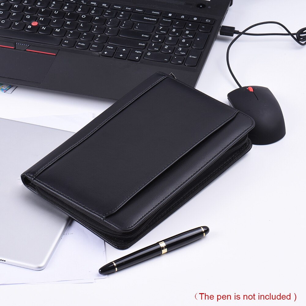 Portable PU Leather Portfolio Notebook Portable PU Leather Portfolio Notebook