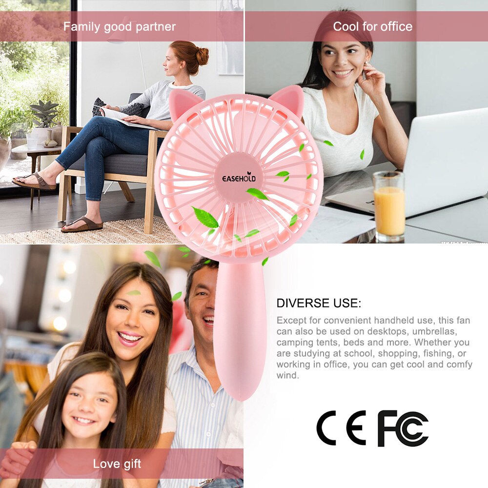 Portable Rechargeable Fan USB Charging Portable Rechargeable Fan USB Charging