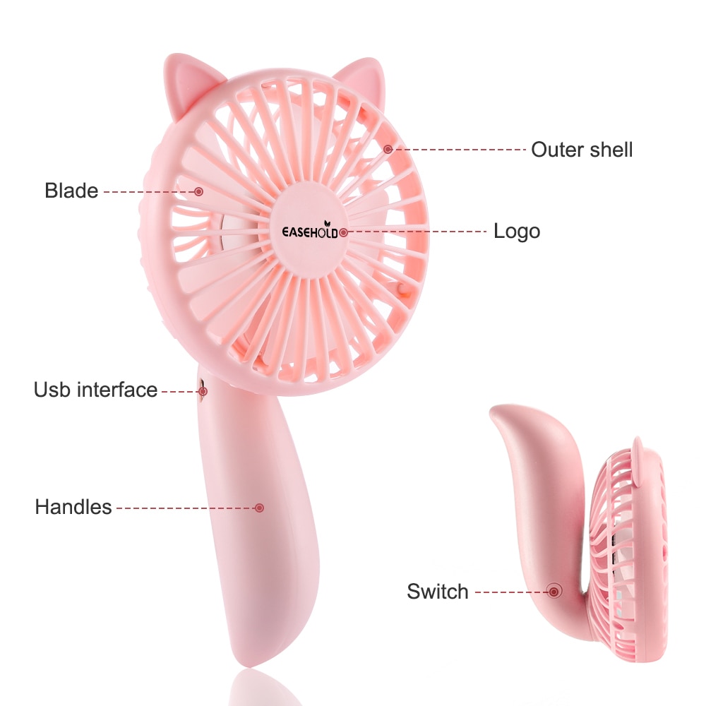 Portable Rechargeable Fan USB Charging Portable Rechargeable Fan USB Charging