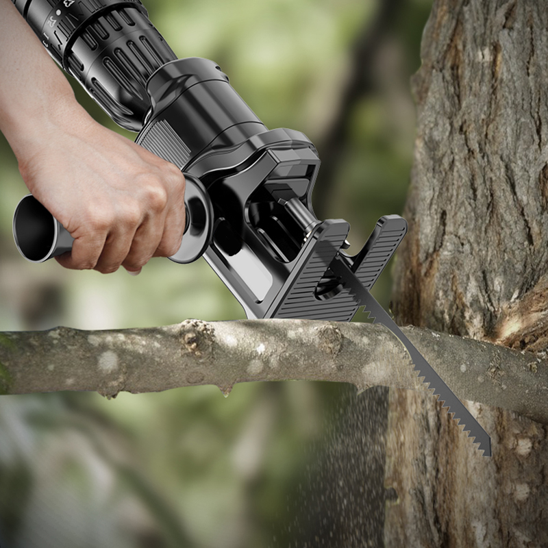 Portable Reciprocating Saw Adapter Electric Drill To Electric Saw for Wood Metal Cutting Tool with Saw Blade
