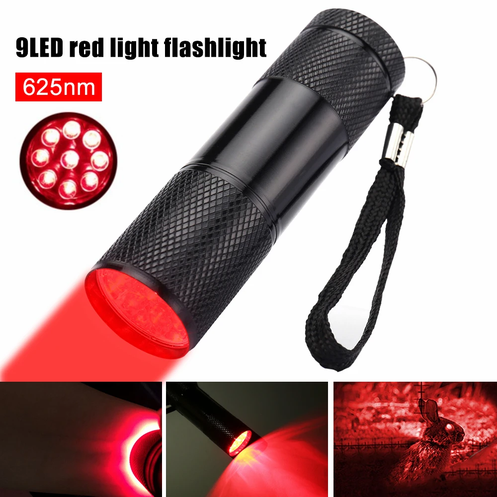 Portable Red Light Flashlight Infrared Blood Vessel Light Finder Vein Instrument Blood Vessel Light Mini Torch