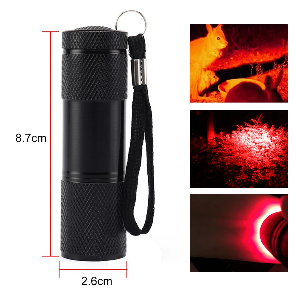 Portable Red Light Flashlight Infrared Blood Vessel Light Finder Vein Instrument Blood Vessel Light Mini Torch