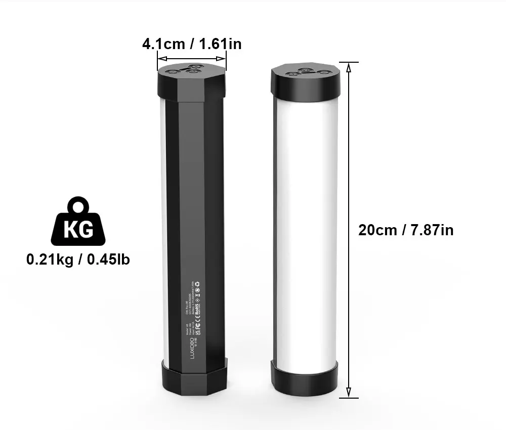 Portable RGB Video Light Gamer Lamp 2000mAh Photo Video Shooting Selfie Lighting Fill-in lights for Vlog/YouTube