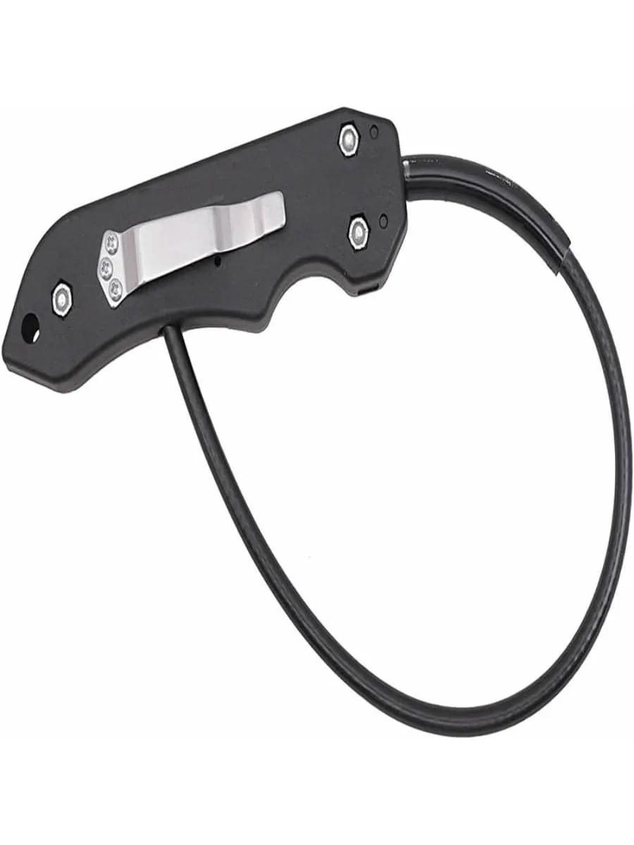 Portable Safety Tool Wire Self defense Whip Defense Staff Portable Martial Arts Kudo Whip for Combat Quick Strike