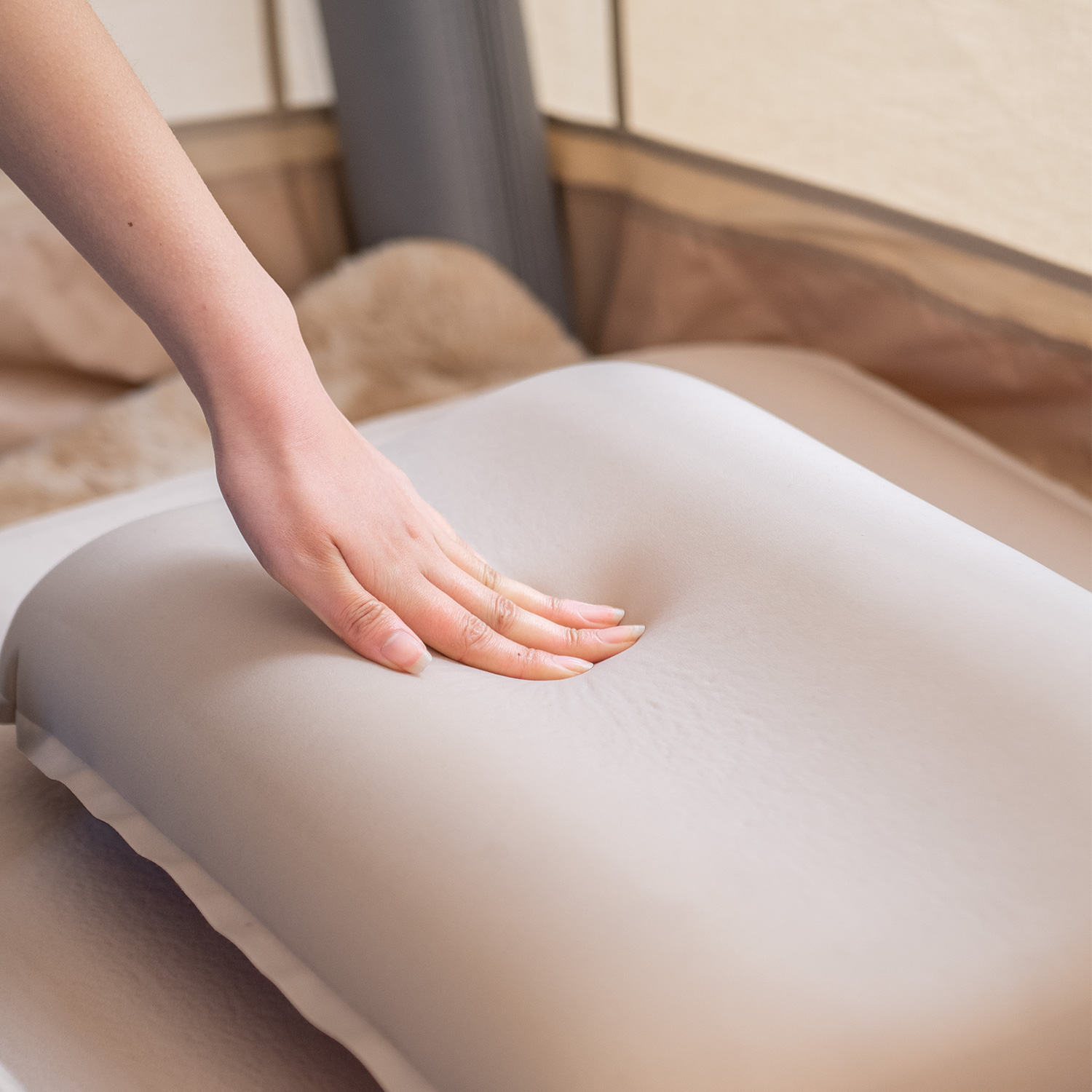 Portable Self Inflating Camping Pillow