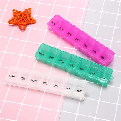 Portable Seven-Day Pill Organizer