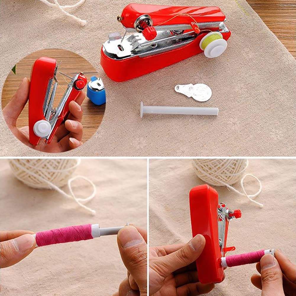 Portable Sewing Machine Small Handheld Multi Sewing Machine Household Simple Needlework Manual Crop Repair Clothes Portable Sewing Machine Small Handheld Multi Sewing Machine Household Simple Needlework Manual Crop Repair Clothes