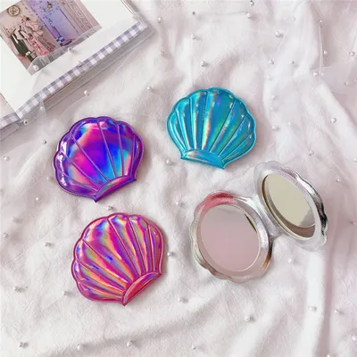 Portable Shell Compact Mirror