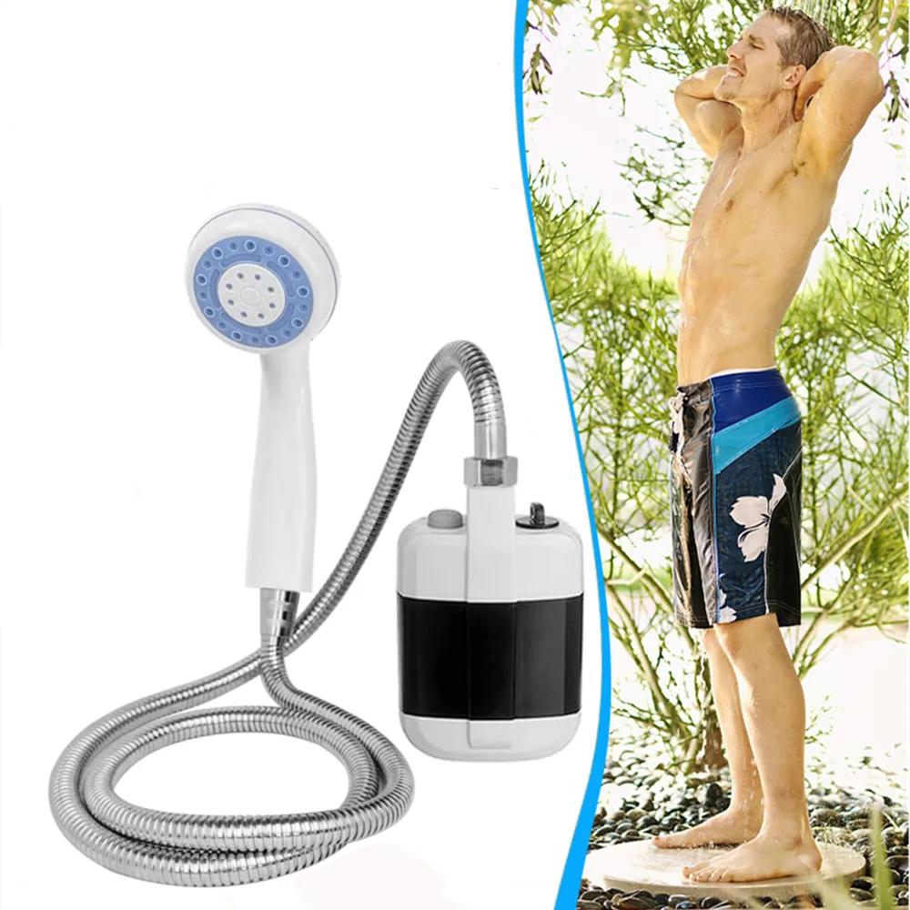 Portable Shower Camping Outdoor Shower Handheld Electric Shower Battery Powered Compact Handheld Rechargeable Camping Portable Shower Camping Outdoor Shower Handheld Electric Shower Battery Powered Compact Handheld Rechargeable Camping
